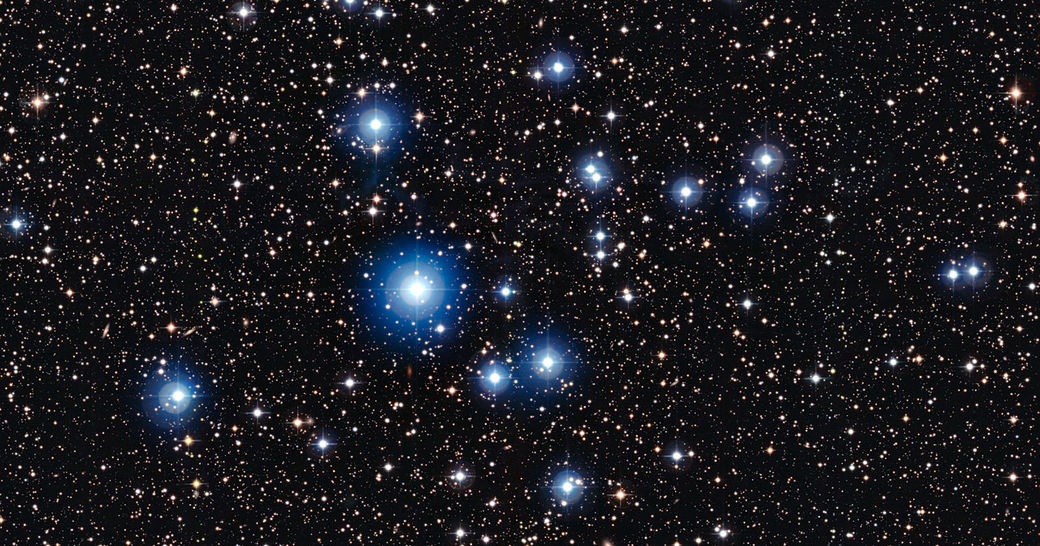 NGC 2547, stjörnuþyrping, lausþyrping