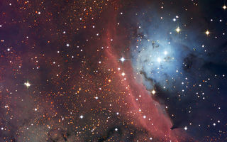 NGC 6559, geimþoka, ljómþoka, endurskinsþoka