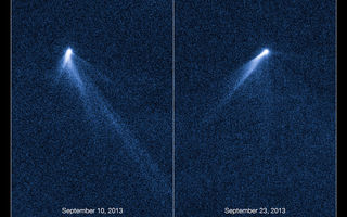 Fjölhala smástirnið P/2013 P5 á mynd Hubble geimsjónauka NASA og ESA