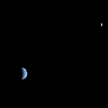 Jörðin, tunglið, Mars Reconnaissance Orbiter, HiRISE