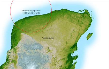 Chicxulub-gígurinn, loftsteinagígur