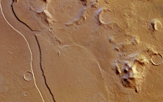 Reull Vallis árfarvegur á Mars