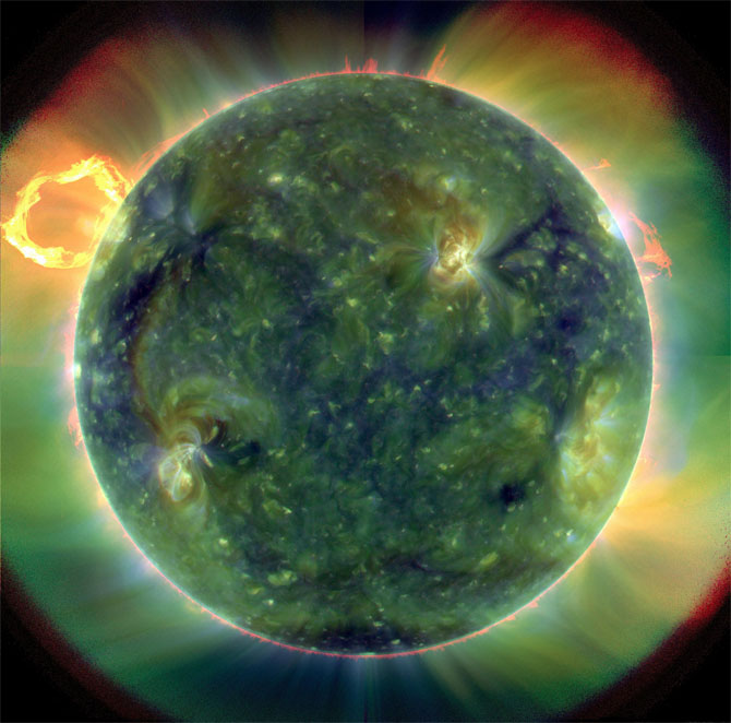 sdo, solar dynamics observatory, sólin