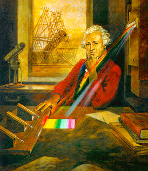 william herschel, innrauð geislun, sólin