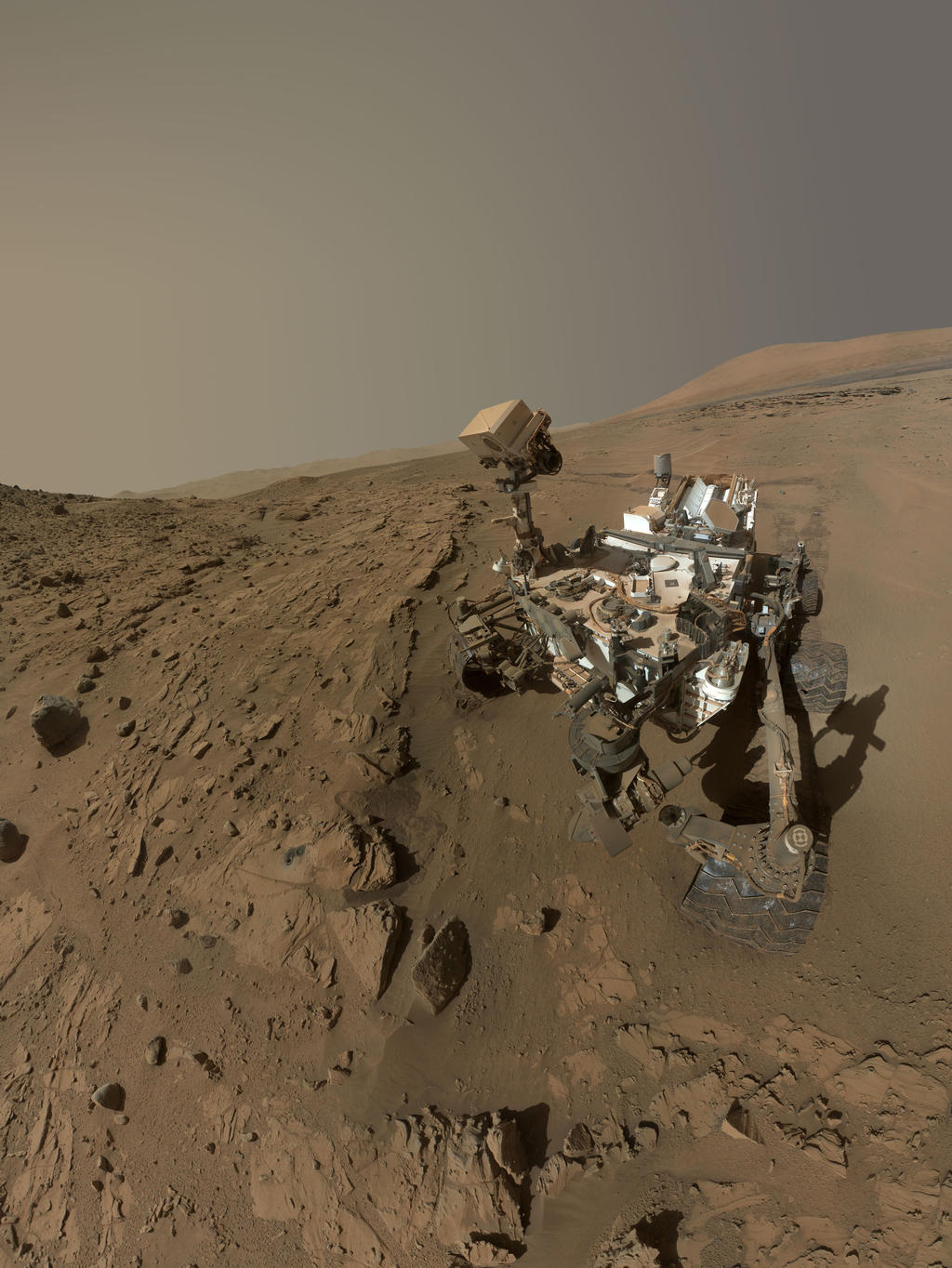 Curiosity á Mars