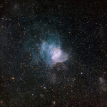 NGC 346 er bjartasta stjörnumyndunarsvæðið í Litla Magellanskýinu (sjá eso1008). Mynd: ESO